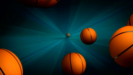 spawn of basketballs background
