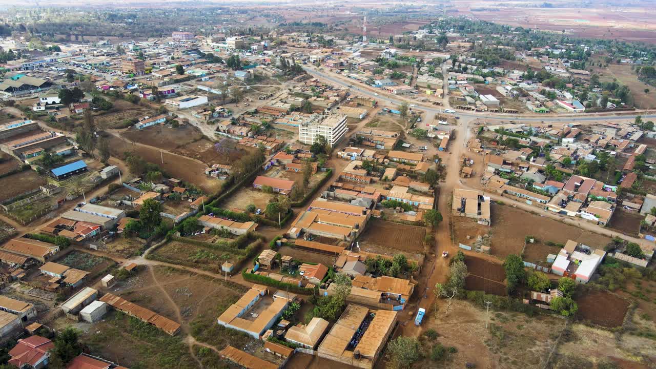 농촌 케냐의 무인 항공기보기