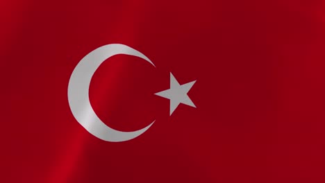turkey waving flag animation 4k moving wallpaper background