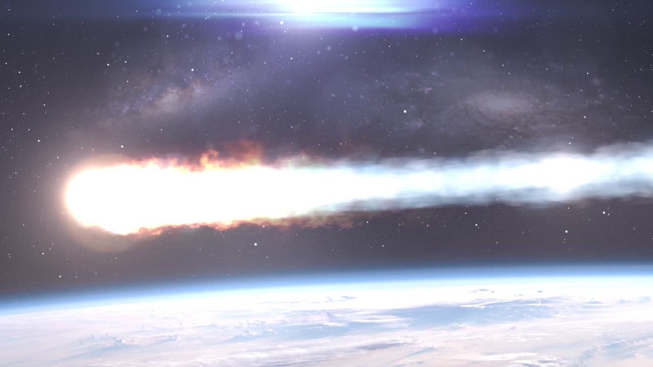 impacto de un asteroide en la tierra