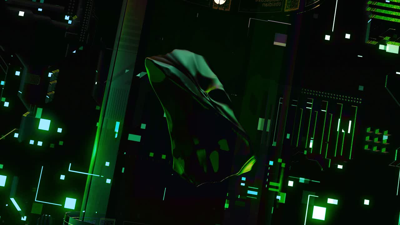 obsidiana radiactiva en un recipiente futurista