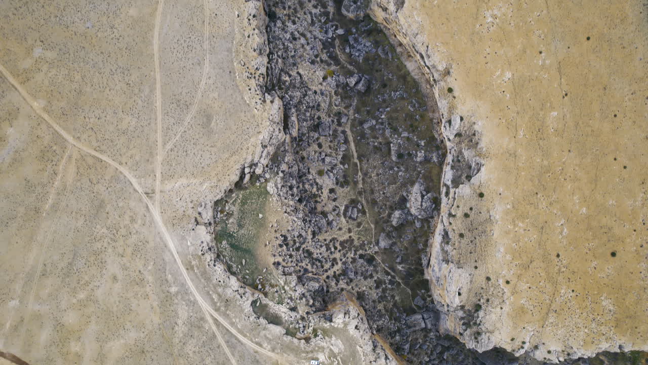 cañón de kazıkliali de las cadenas montañosas de aladaglar imágenes aéreas de drones de alta calidad 4k