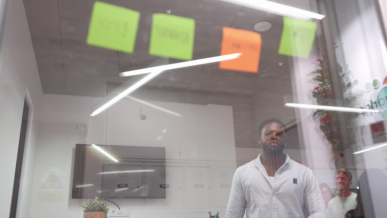 Team Brainstorming Session at the Office