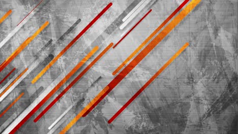 rayas grises naranjas grunge tech fondo de movimiento abstracto geométrico