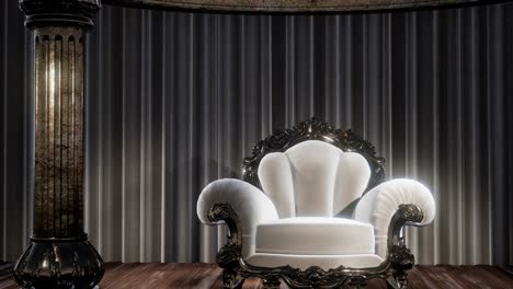 luxurious-theater-curtain-stage-with-chair