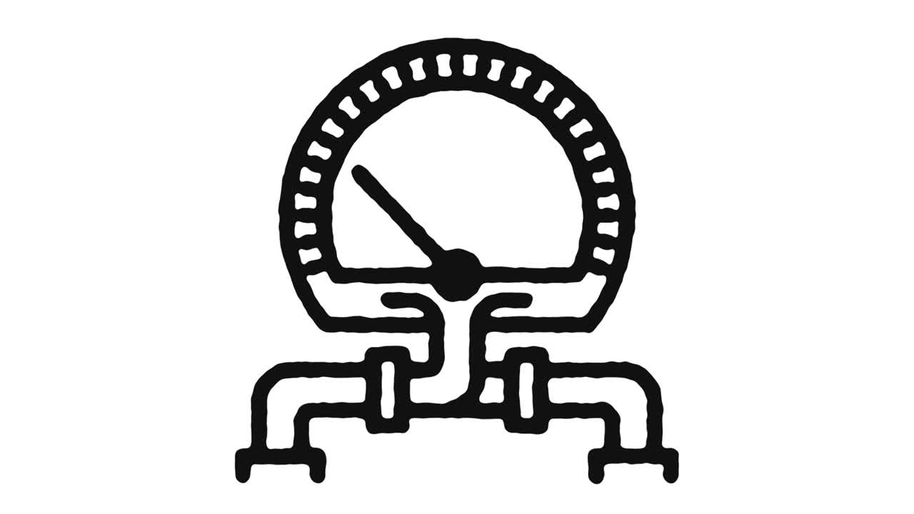 imágenes de animación de icono de gas natural y canal alfa