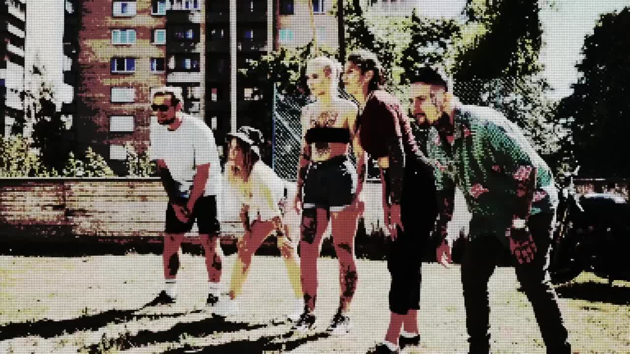 Light Halftone Transitions (A pack of halftone transitions with light effect)