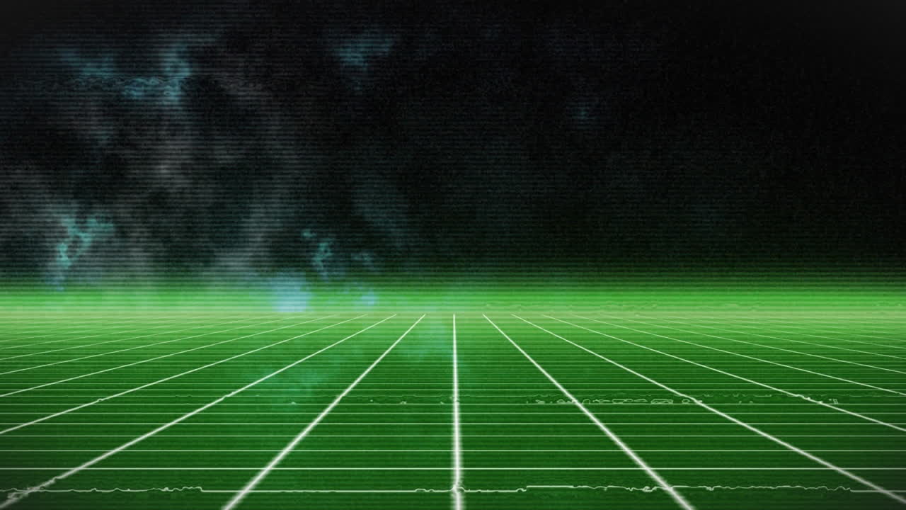 격자 위에서 불꽃놀이의 애니메이션