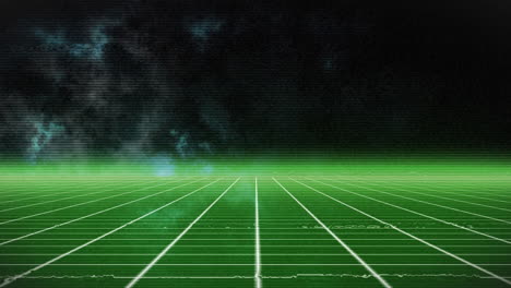 animation of fireworks over grid