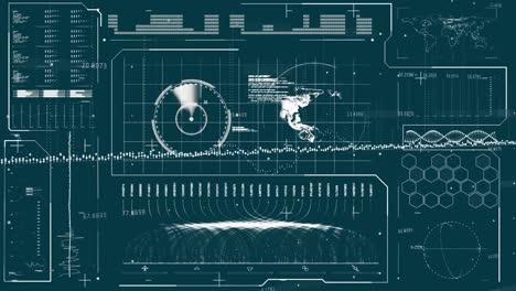 animación de las estadísticas y procesamiento de datos financieros
