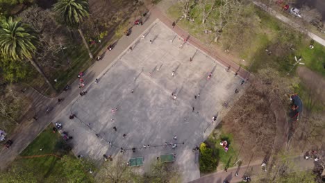 pista de patinaje del parque de la ciudad de buenos aires, argentina