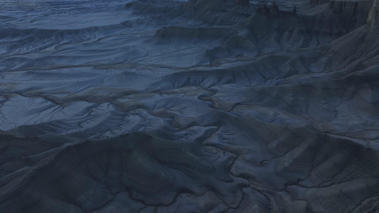 Factory Butte abstract texture at sunset, Factory Butte in Utah