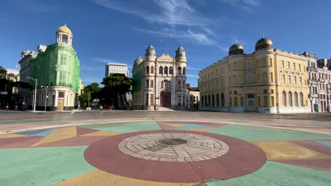 marco zero town square in recife downtown