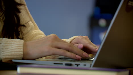 person working on laptop