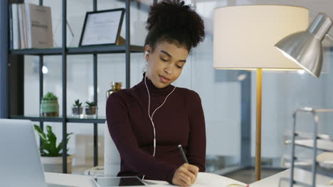 woman working in the office