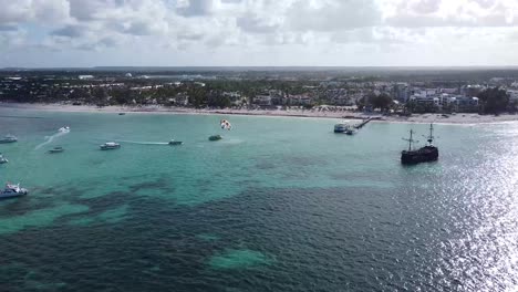 Amazing-aerial-drone-image-of-the-sea-beach