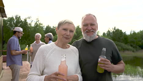 group of senior people dancing and having a drink 2