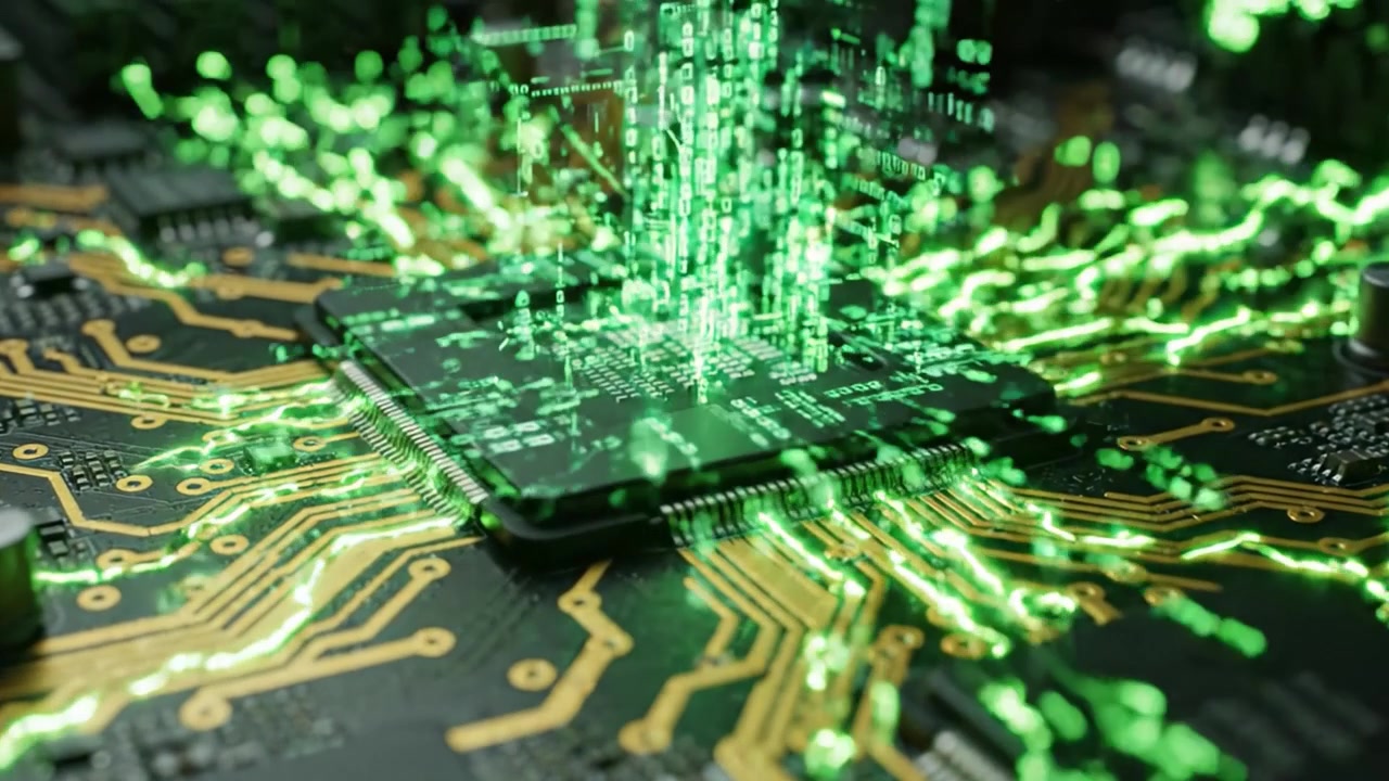 Exploring the Intricate World of Circuit Boards: A Close-Up Journey Through Microprocessor Details and High-Tech Connections in Modern Electronics