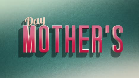 Retro-Mothers-Day-text-on-green-vintage-texture-in-80s-style