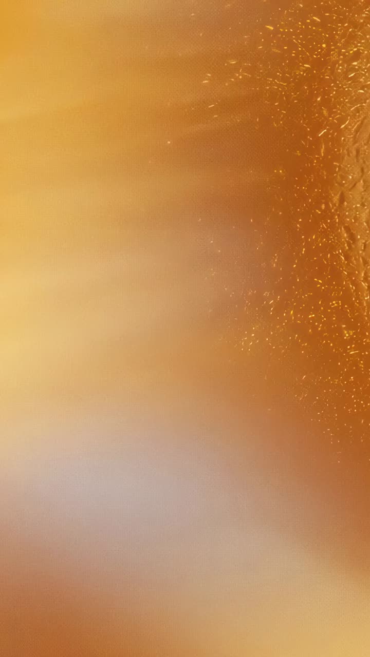 Vertical video: Sliding cam showing fogged glass by pane with drops in warm light, sill, copy space