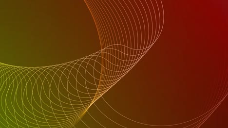 twisted colorful ribbon digital line. wavy ribbon from so much parallel lines. abstract background with lines.