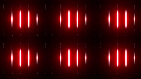 red neon light pattern