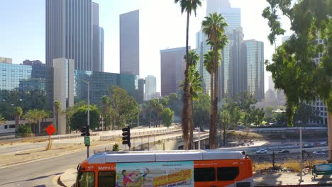 Rising-Aerial-Of-The-Bonaventure-Hotel-In-Downtown-Los-Angeles-California