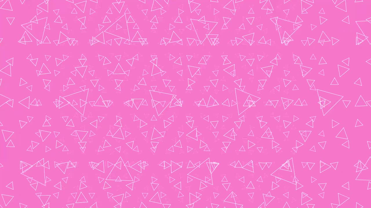 Campo rosa con motivo a triangoli in movimento