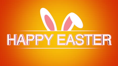 Happy-Easter-text-and-rabbit-on-orange-background-1