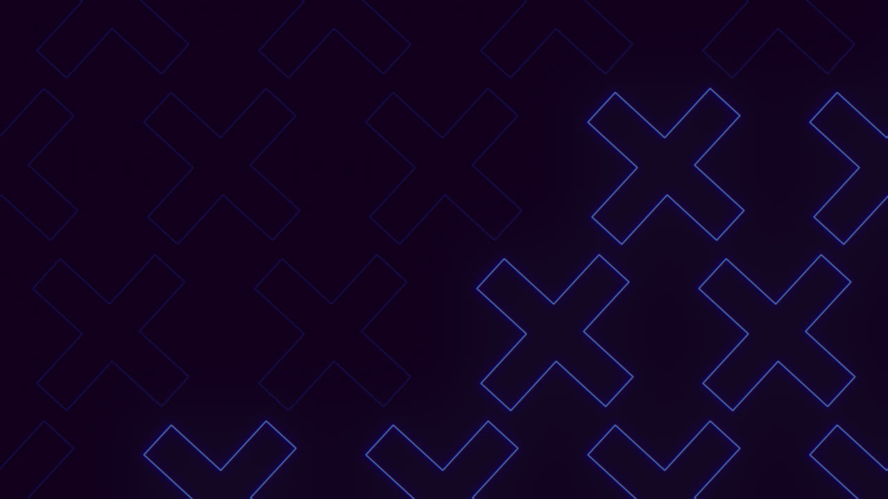Dynamic neon geometric pattern on dark background