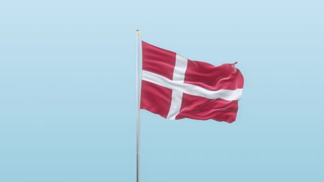 denmark flag with alpha and background with different angle of movement