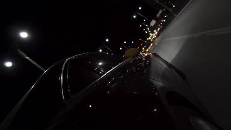 night drive on city road