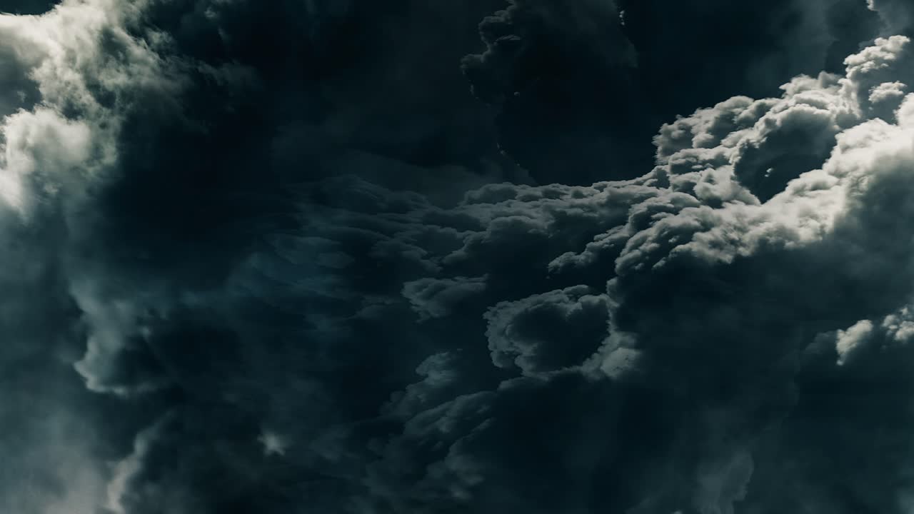 relámpago staccato de 4k de tormenta supercélula