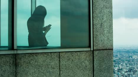 woman shadow tokyo