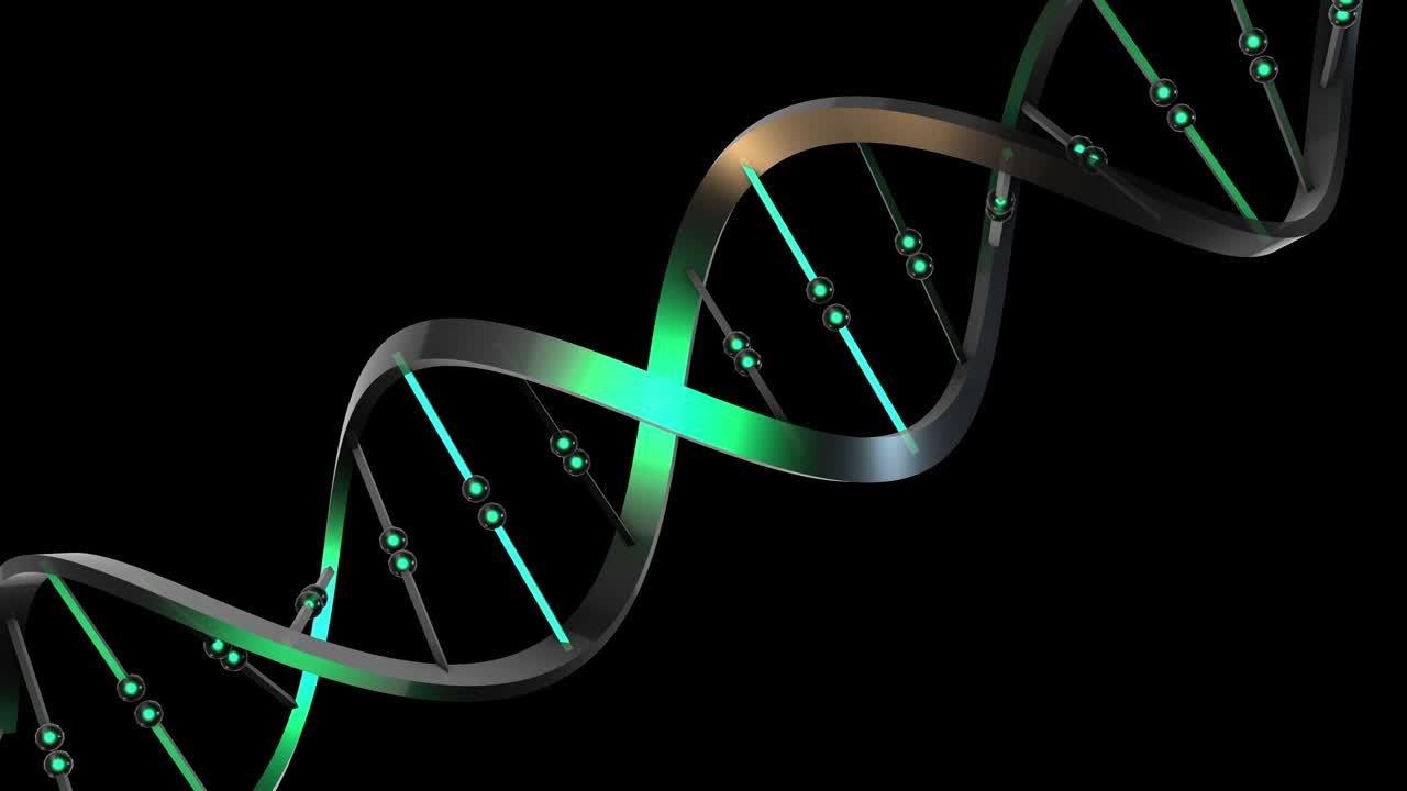 DNA-diagonal translucently green color