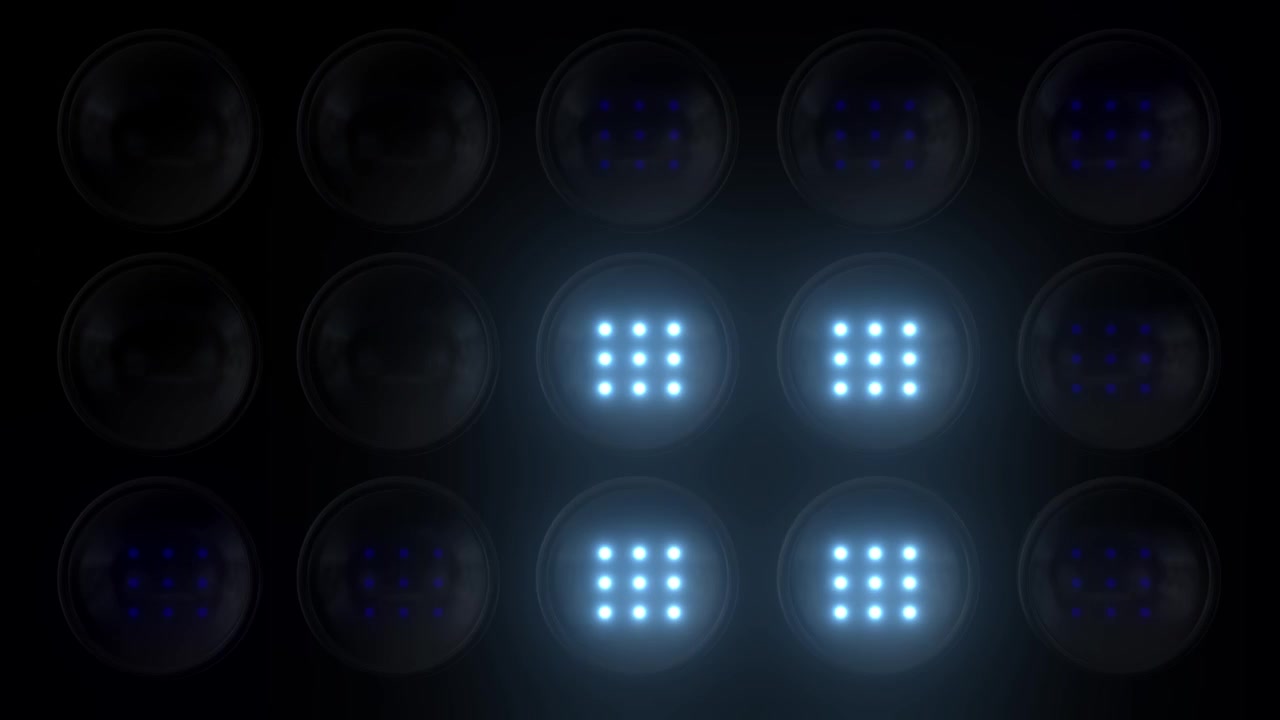 Light Pattern on a Stage