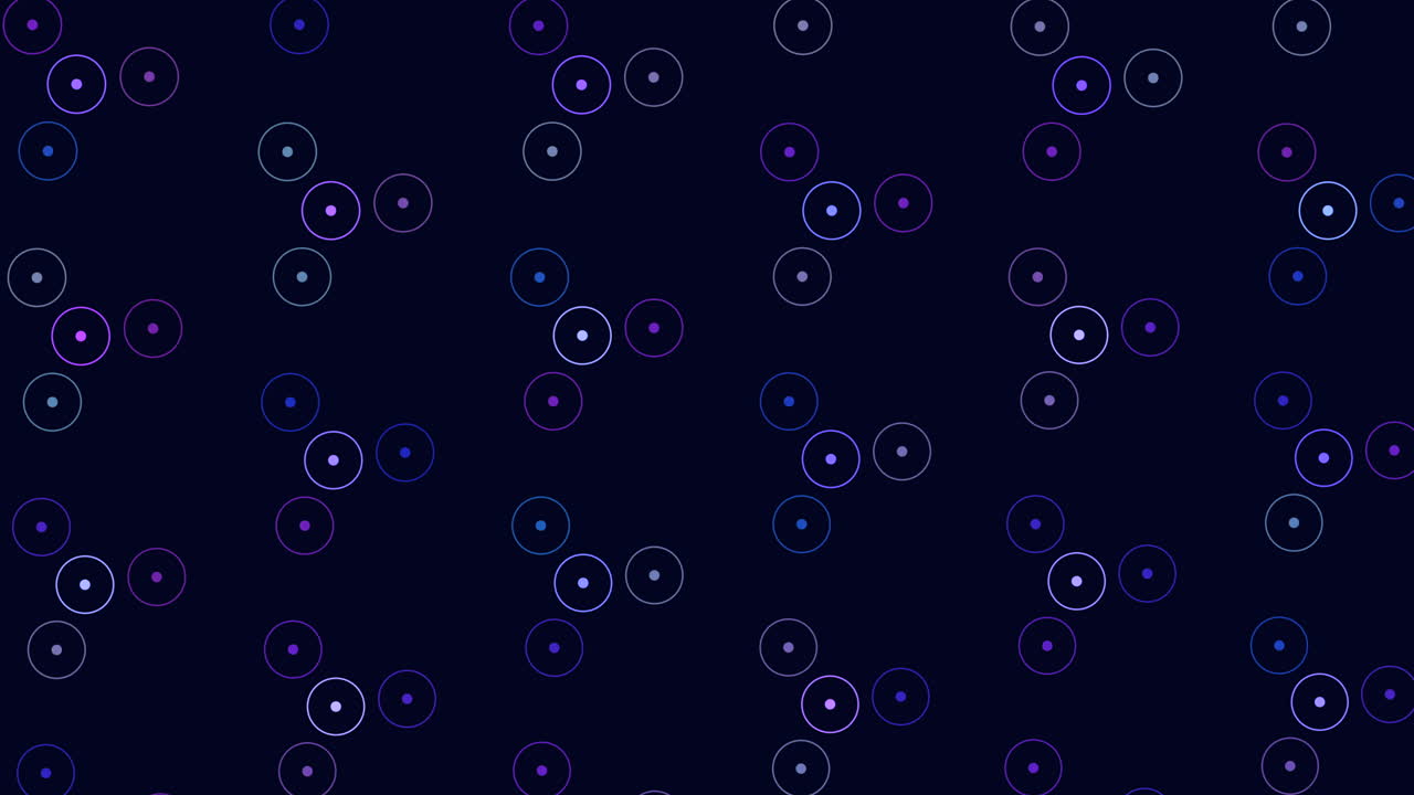 Purple and blue circular pattern on black background website design element or digital project inspiration