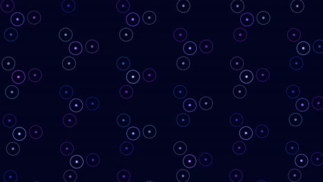 Violettes-Und-Blaues-Kreisförmiges-Muster-Auf-Schwarzem-Hintergrund,-Website-Design-Element-Oder-Digitale-Projektinspiration