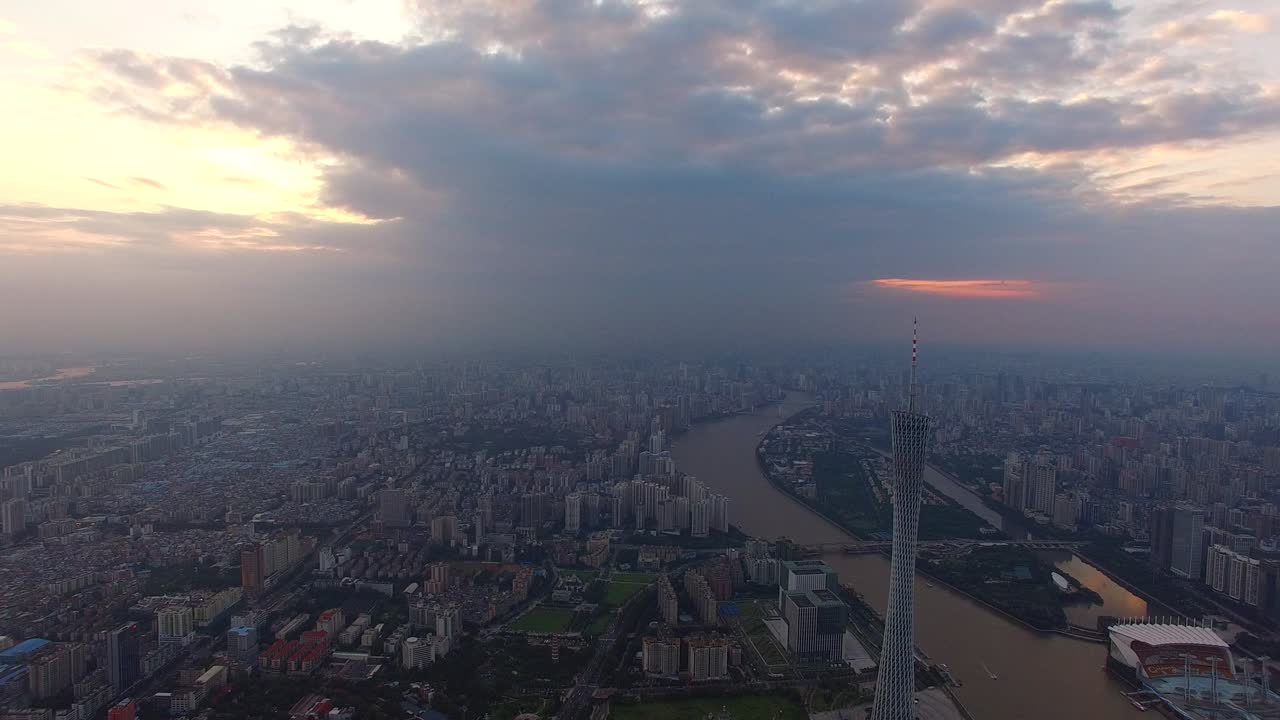 paisaje de la ciudad de guangzhou