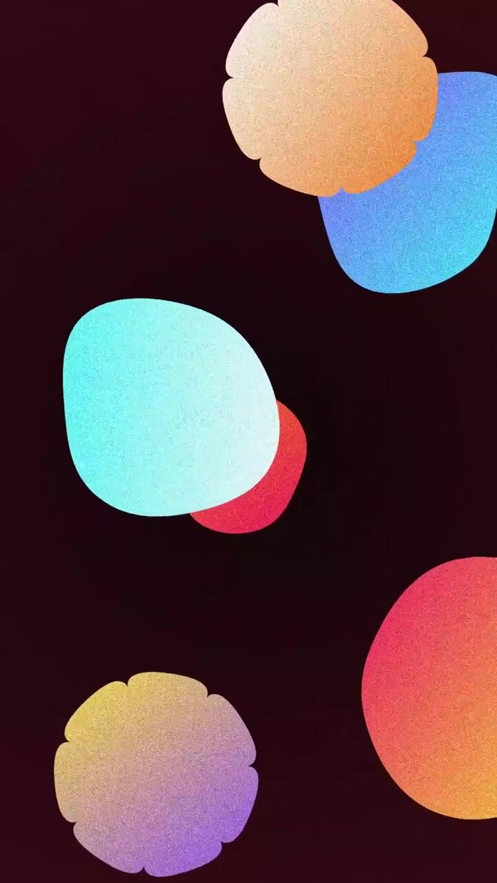 Abstract Motion Graphics with Floating Colorful Gradient Shapes