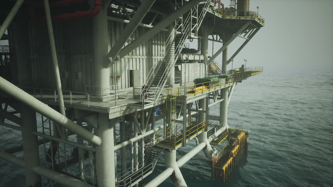 Olieplatform i Havet