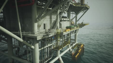 oil rig platform in the ocean