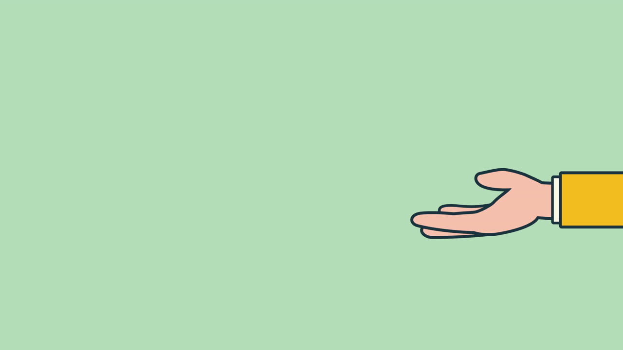 손으로 봉투를 들어 올리는 이메일 소셜 미디어