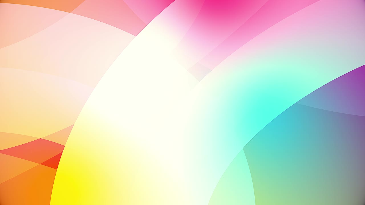 천천히 움직이는 다채로운 투명한 표면