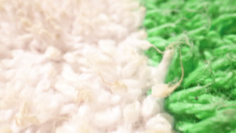 extreme close-up across the surface of a bath towel