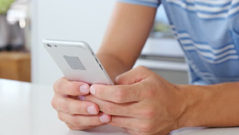 Handsome-man-using-smartphone