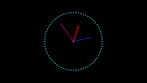 time clock isolated icon for watch design. clock icon in flat style, timer on black background. business watch.