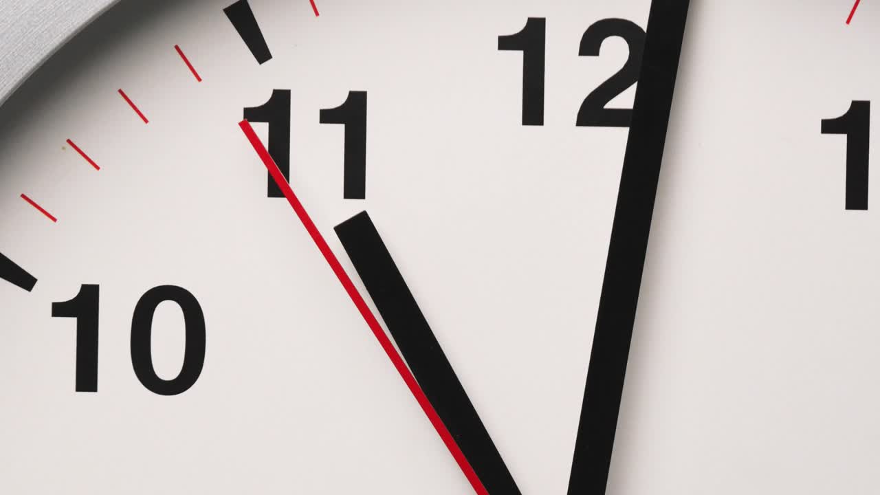 el espectáculo del tiempo que pasa lentamente.