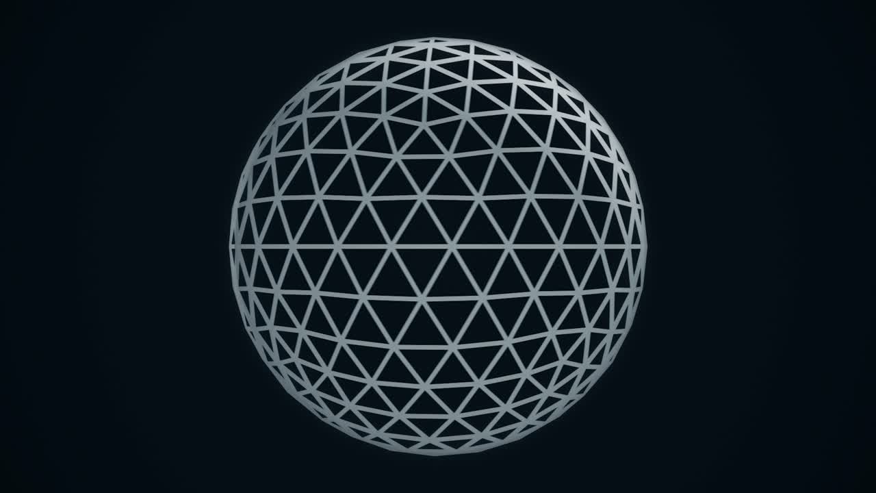 3D Wireframe Sphere