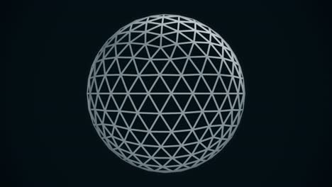 3d wireframe sphere